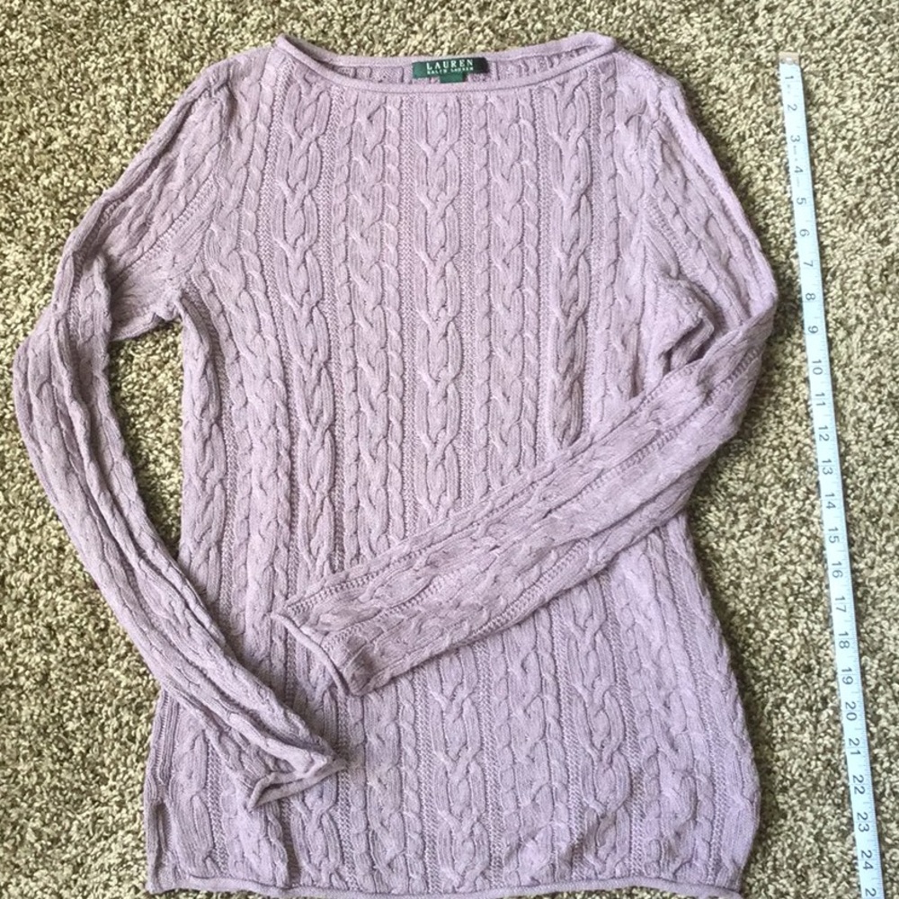 Classic cable knit sweater